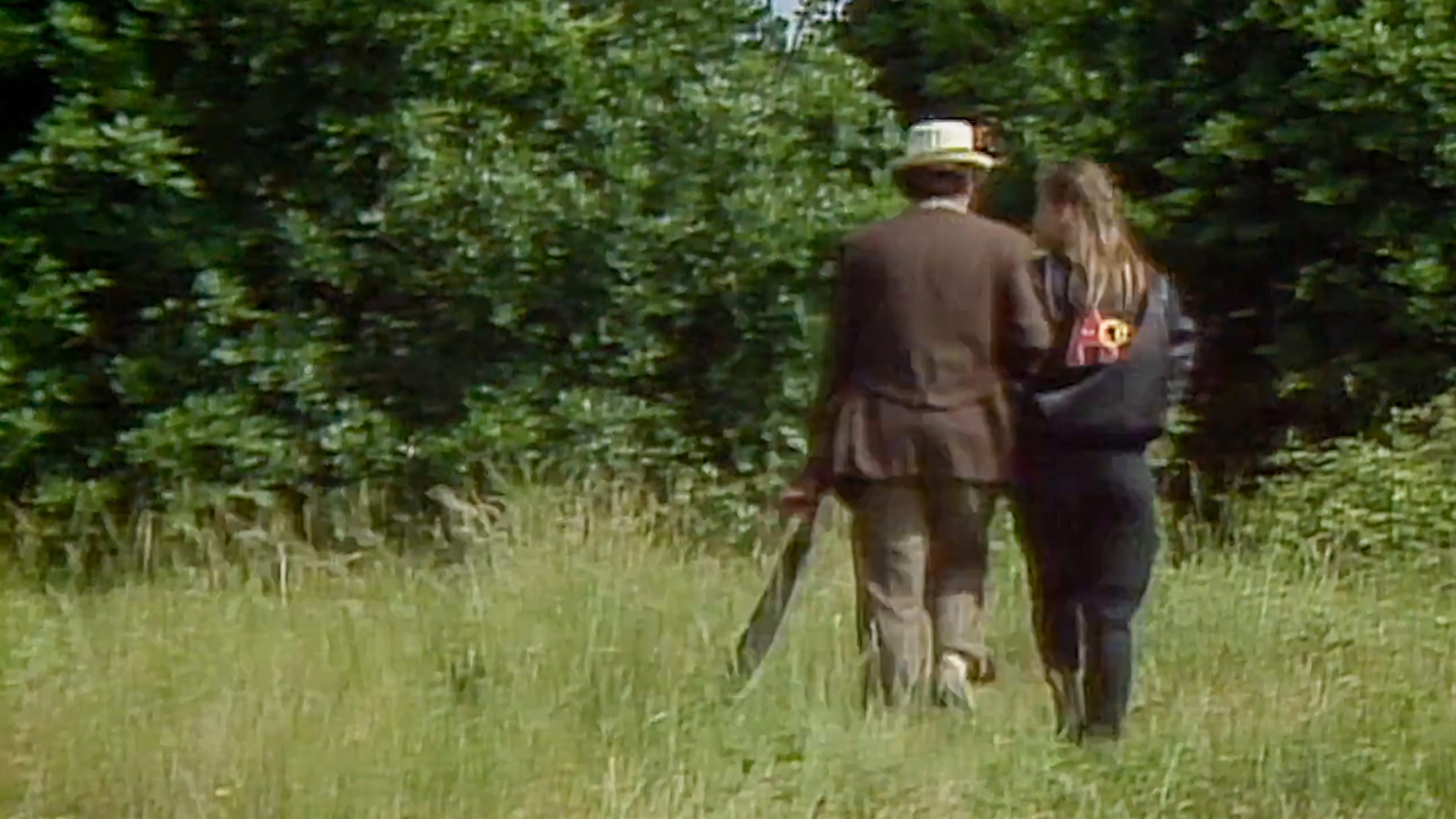 The Seventh Doctor and Ace in the very last scene from McCoy's era