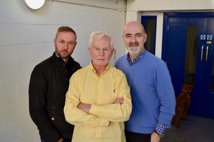 Sean Carlson, Derek Jacobi and Nicholas Briggs