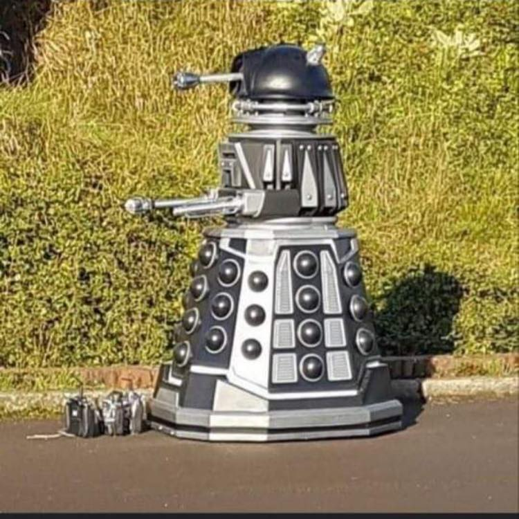 The new Dalek design for the new episode Revolution of the Daleks