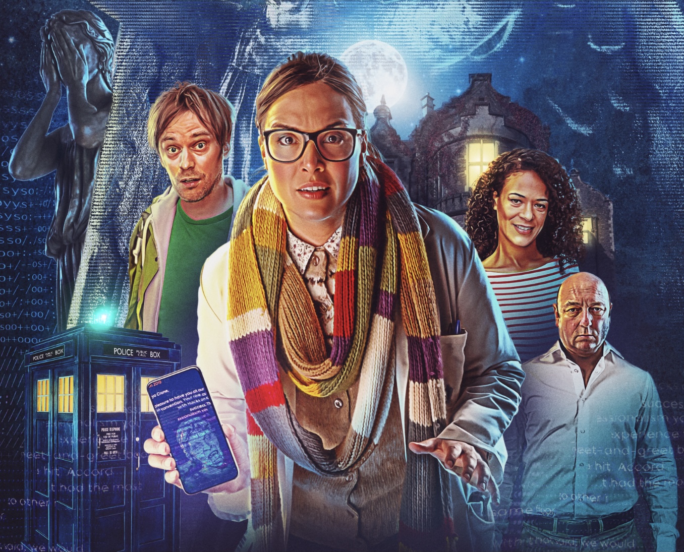 Doctor Who The Lonely Assassins Artwork by Lee Binding. Copyright Maze Theory Ltd. 2021