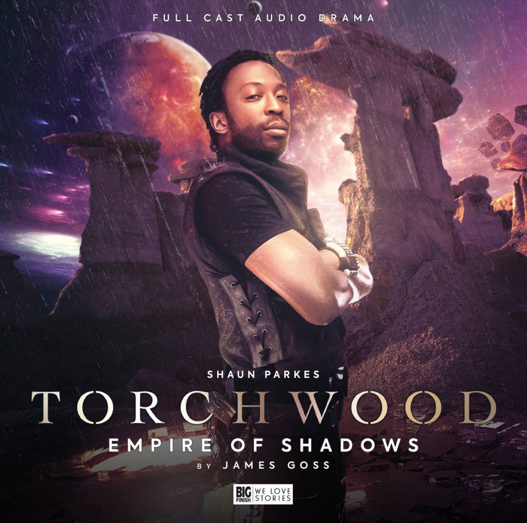 Torchwood - Empire of Shadows. Cover art by Lee Binding