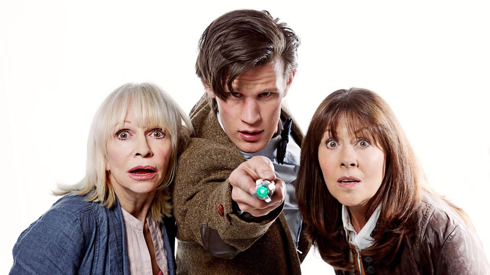 The Eleventh Doctor bumped into Sarah Jane and Jo Grant in The Sarah Jane Adventures