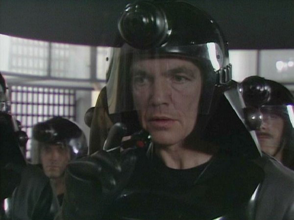 Lytton as a Dalek Trooper in Resurrection of the Daleks