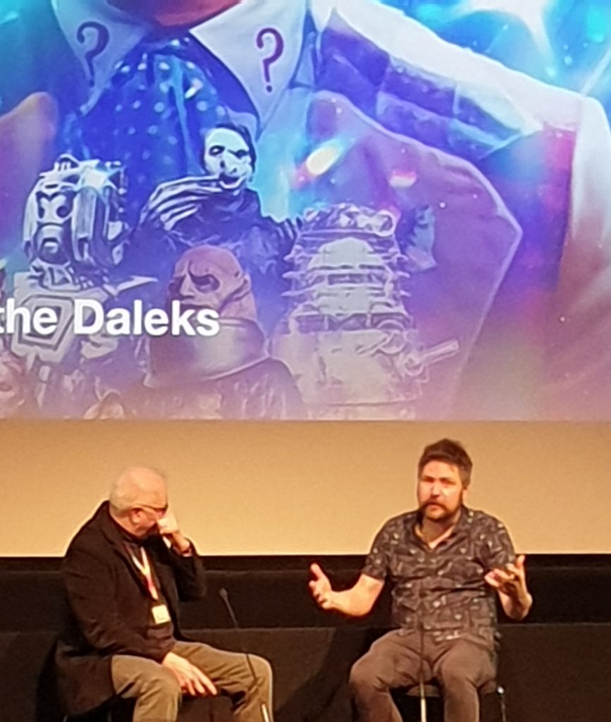 Picture of Dick Fiddy ( left) and Chris Chapman ( right) BBC Studio producer 