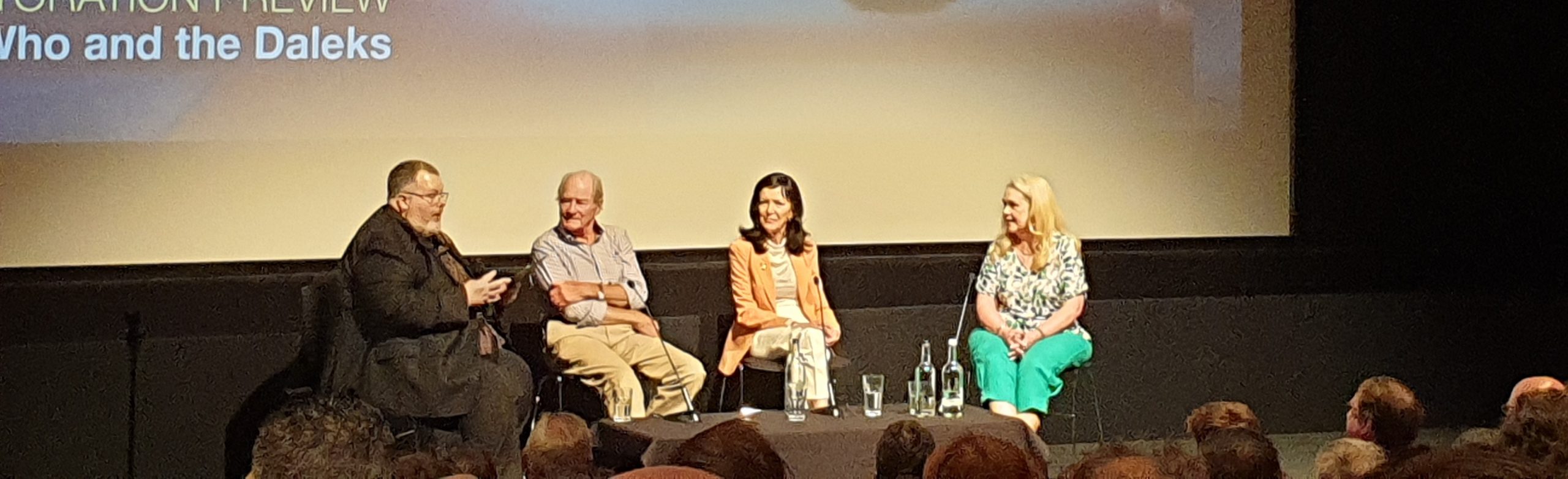 Guests being interviewed at the BFI
