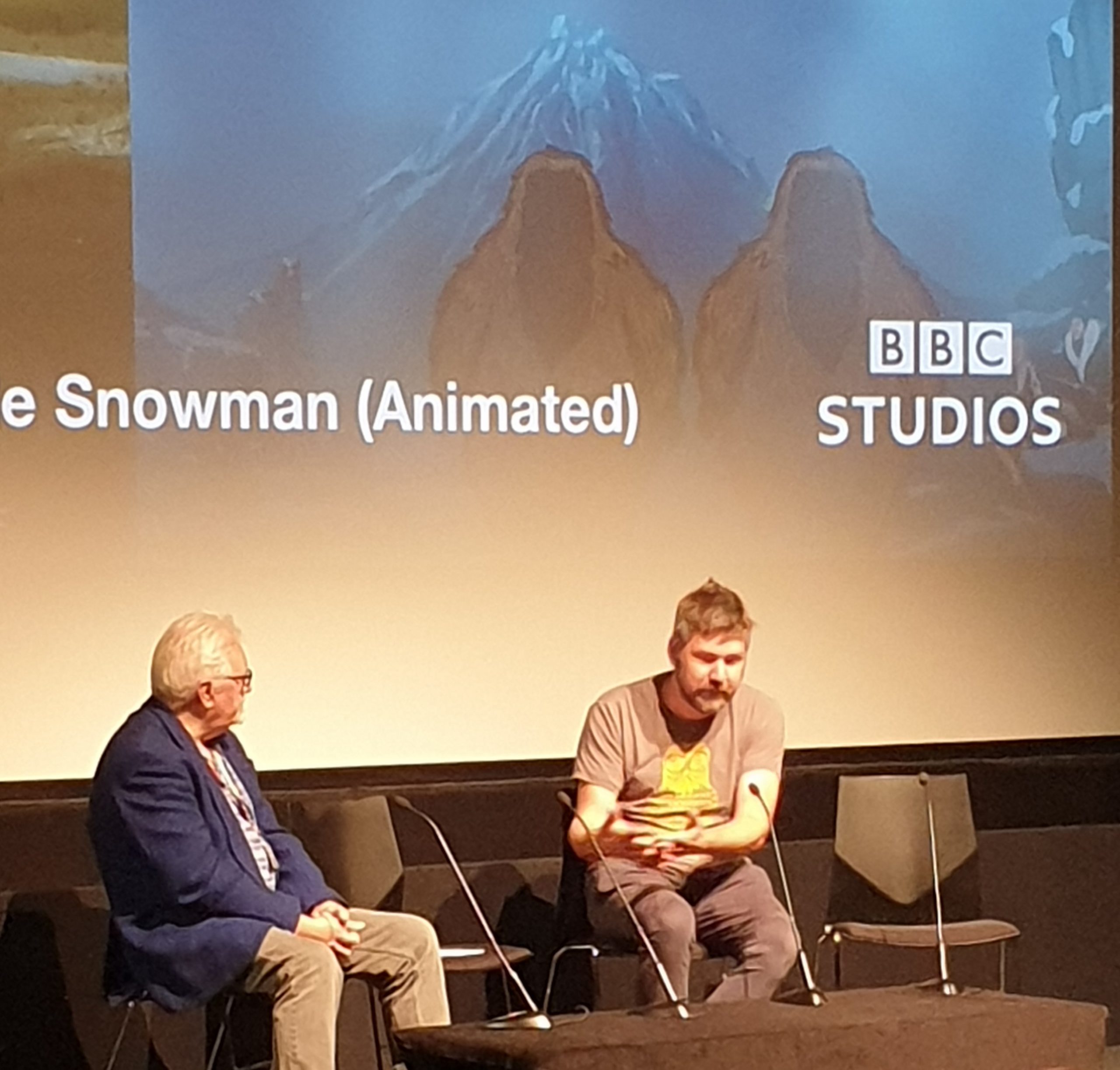 Dick Fiddy interviewing Chris Chapman.