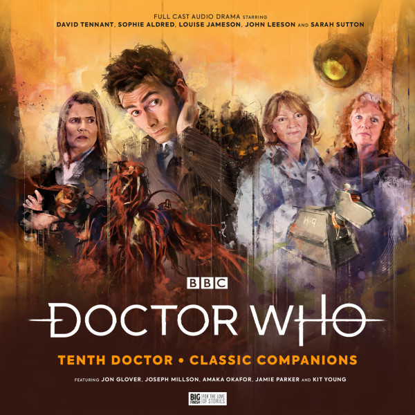 Tenth Doctor, Classic Companions Cover Art