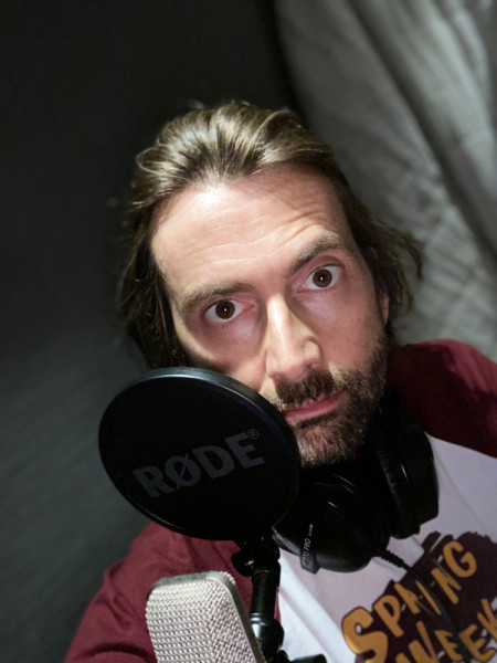 David Tennant recording from home