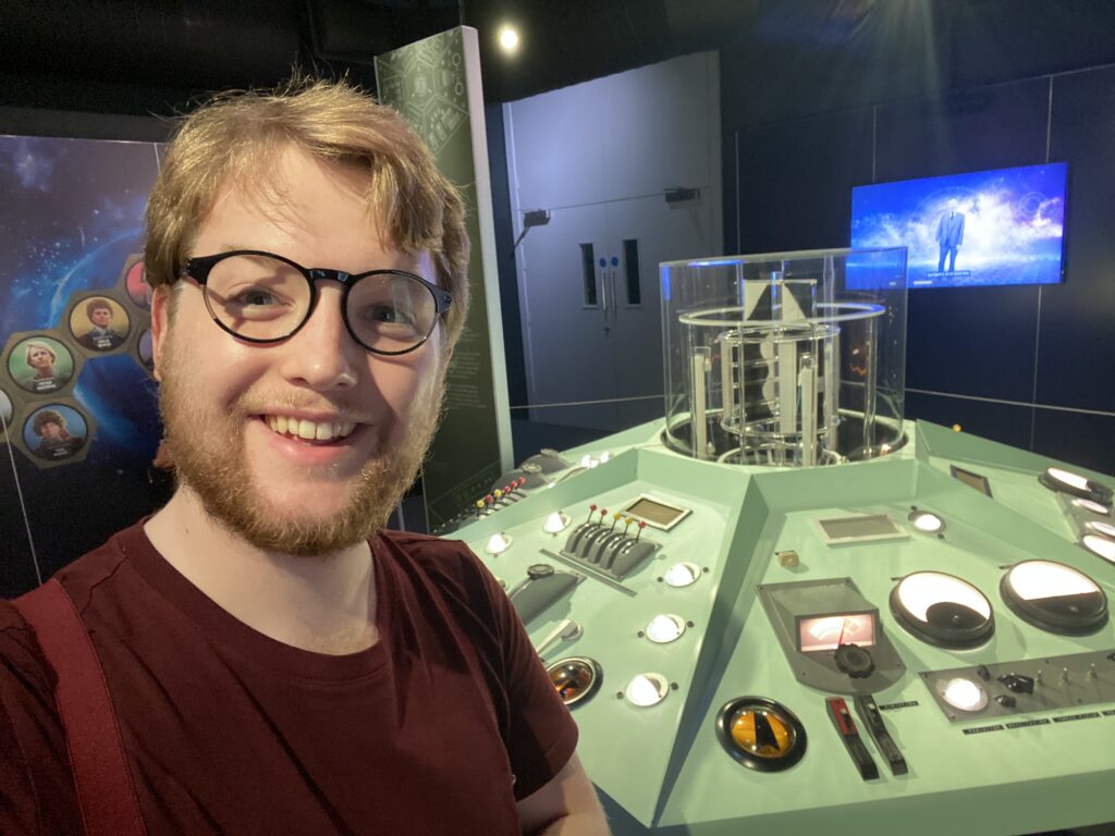 Harry with the First TARDIS