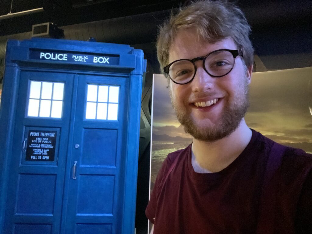 Harry and the TARDIS!