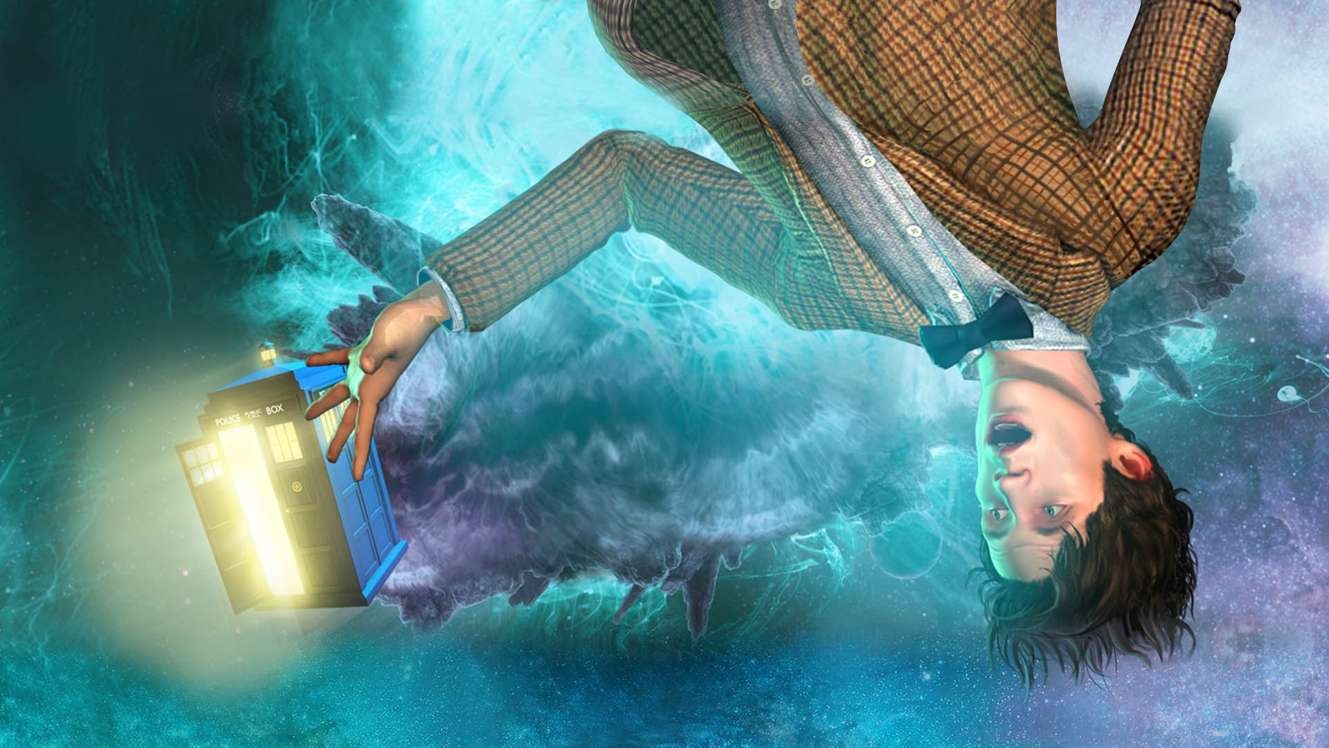 Each Adventure Game had its own loading image - this is the one for TARDIS