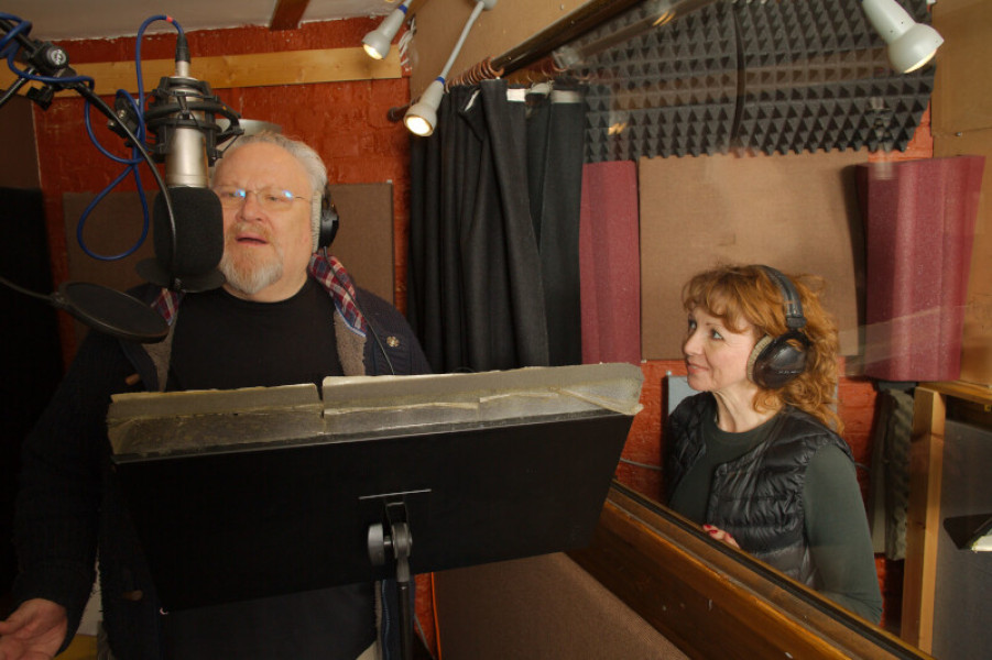 Colin Baker & Bonnie Langford record Purity Unleashed