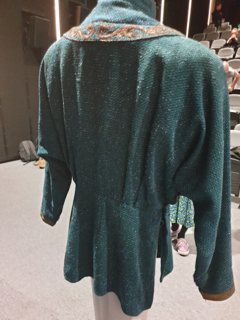 A back view of the Marco Polo costume