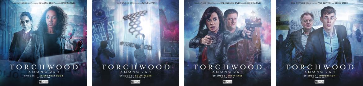 Big Finish Torchwood: Among Us 1 Parts Covers