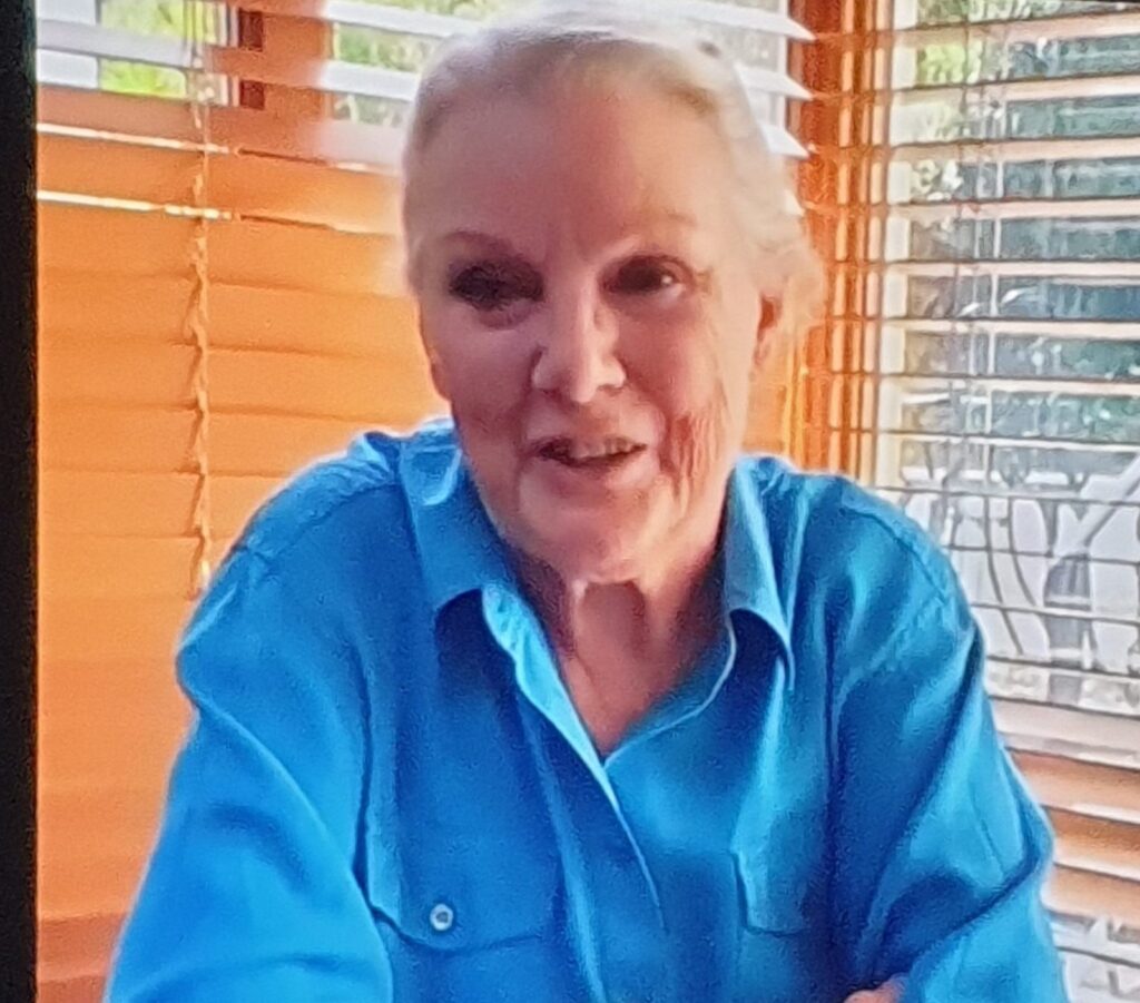 Anneke Wills recorded an introduction from her home in Devon