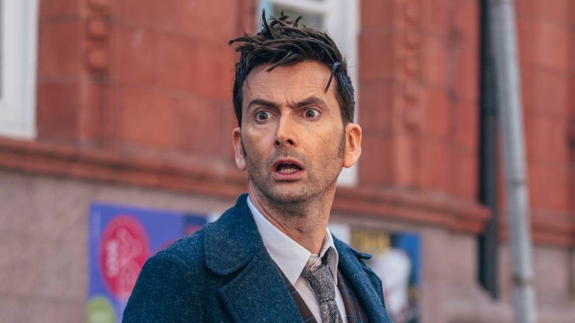 David Tennant as The Doctor.