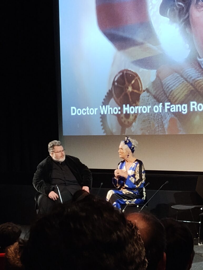 Louise Jameson on stage 