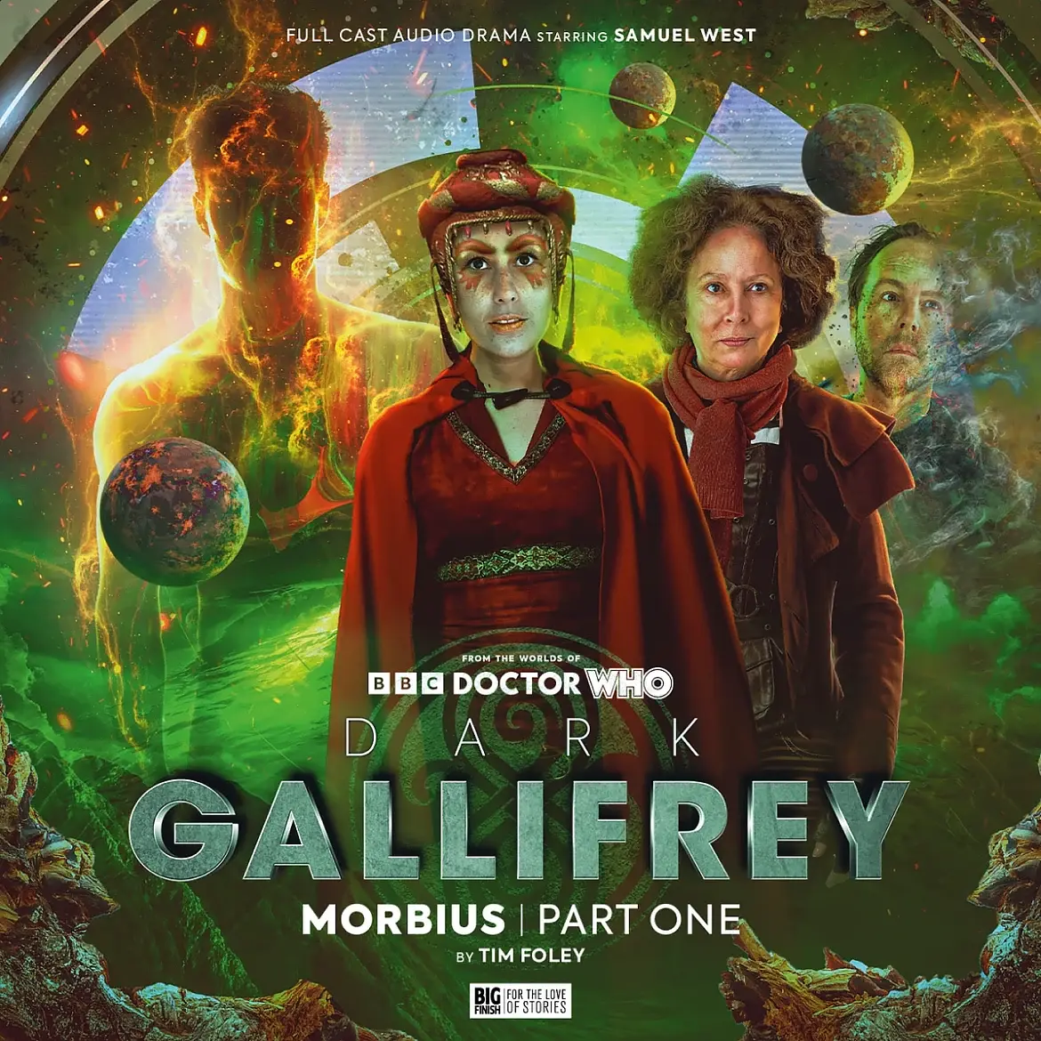 The cover for Dark Gallifrey: Morbius Part 1 by Caroline Tankersley