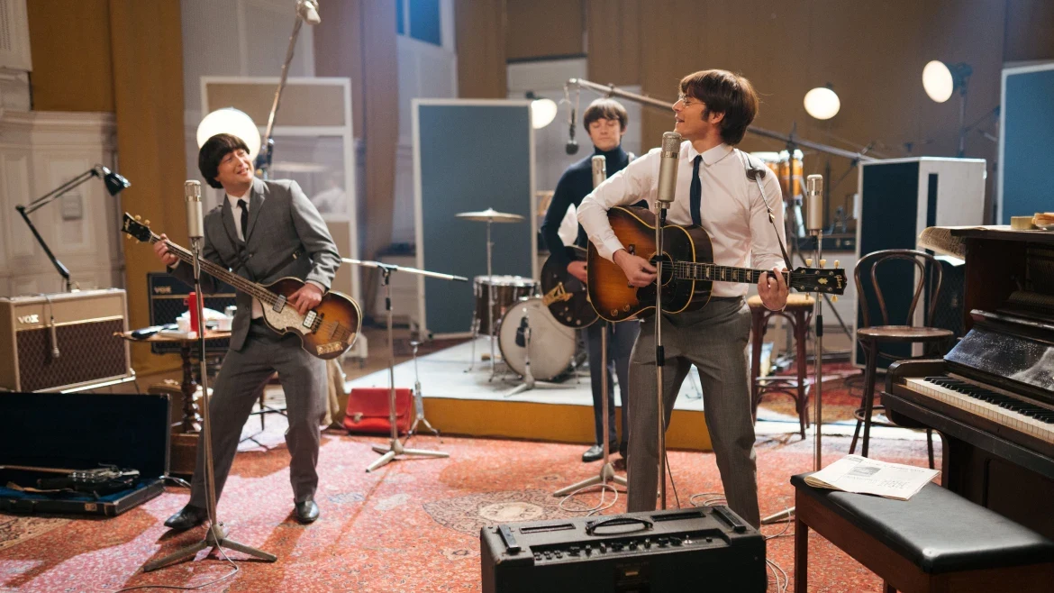 The Beatles in the studio