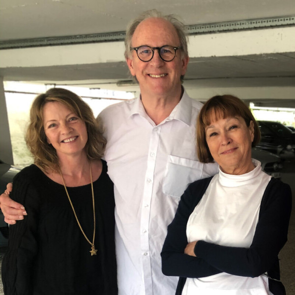 Sarah Sutton, Peter Davison and Janet Fielding