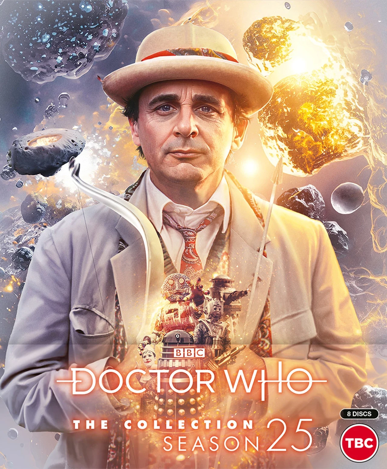 Doctor Who: The Collection Season 25 Blu-Ray cover art by Lee Binding