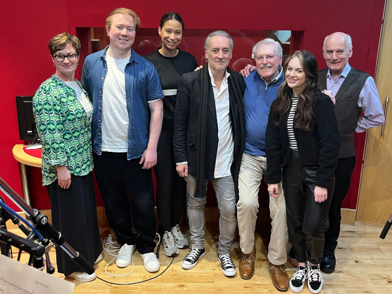 The cast of The Living Darkness