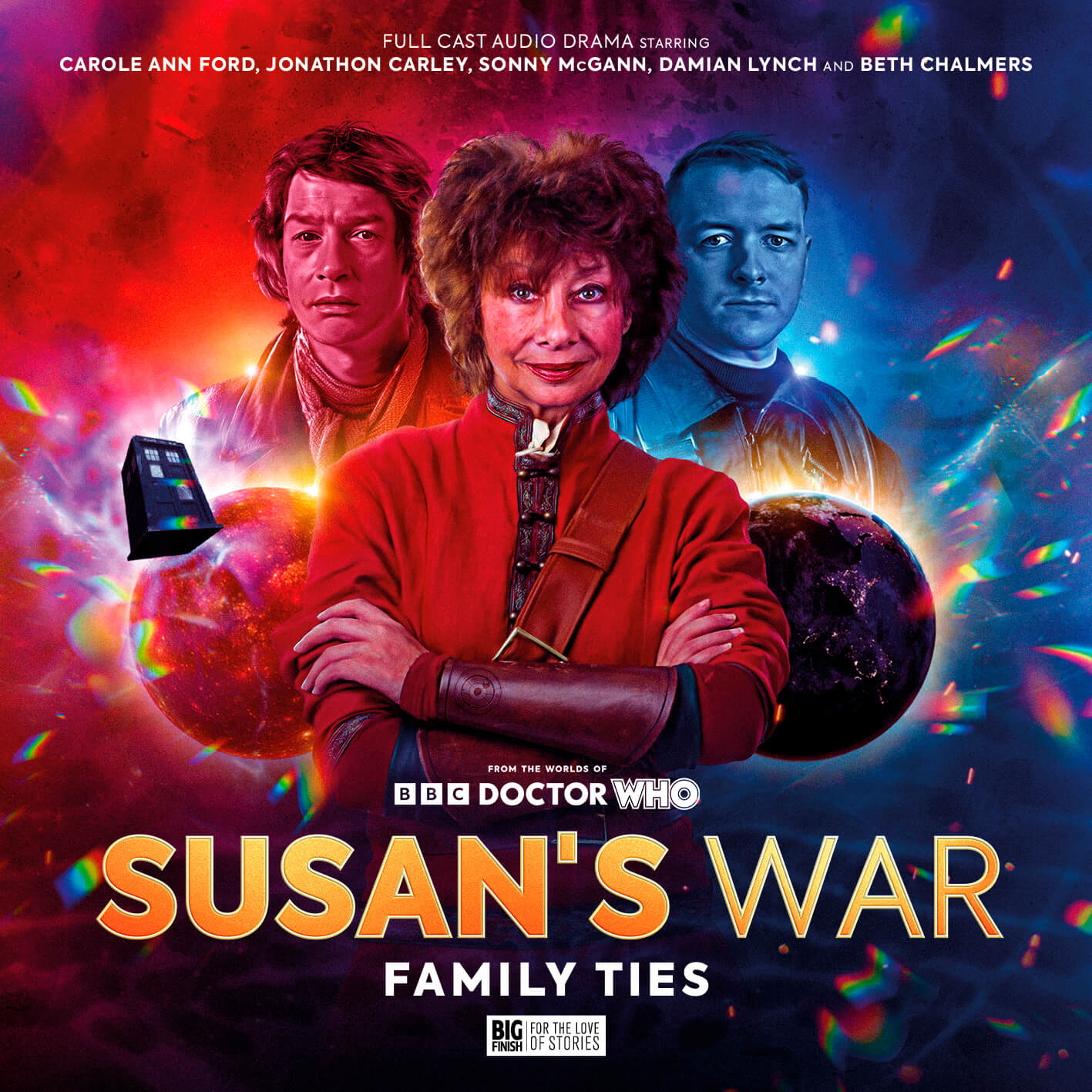 The cover of Susan's War Family Ties