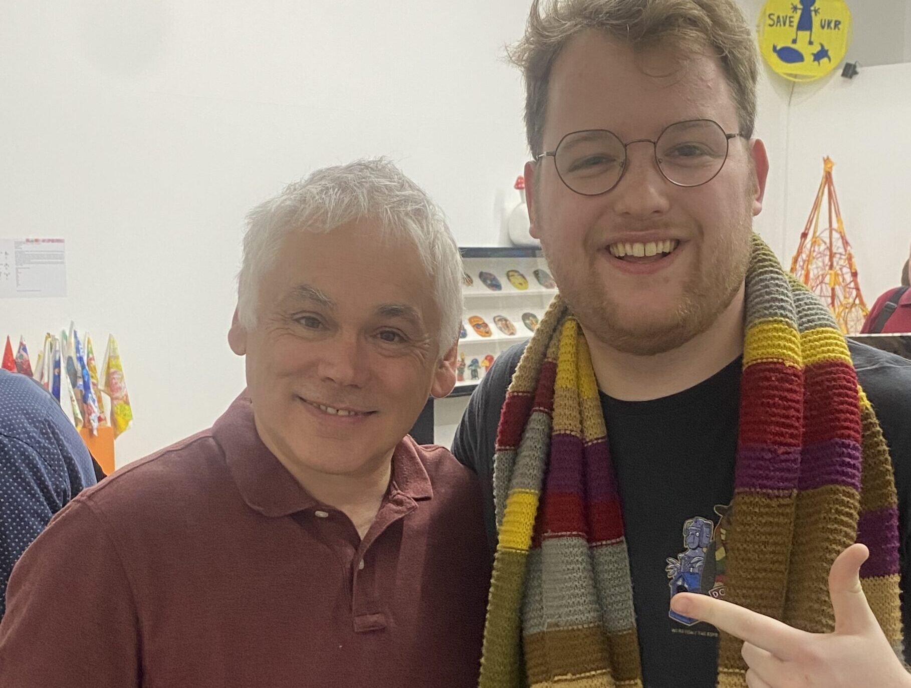 Matthew Waterhouse and Harry