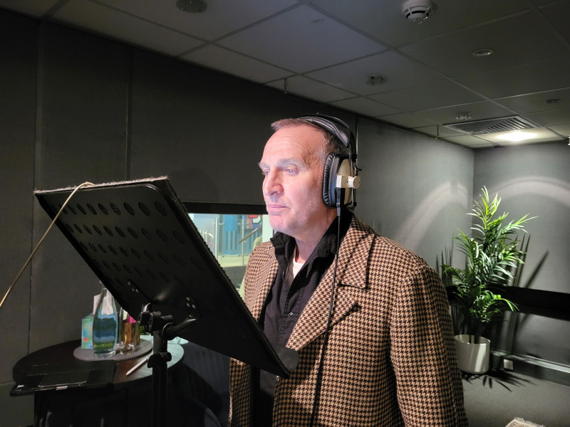 Christopher Eccleston recording Big Finish