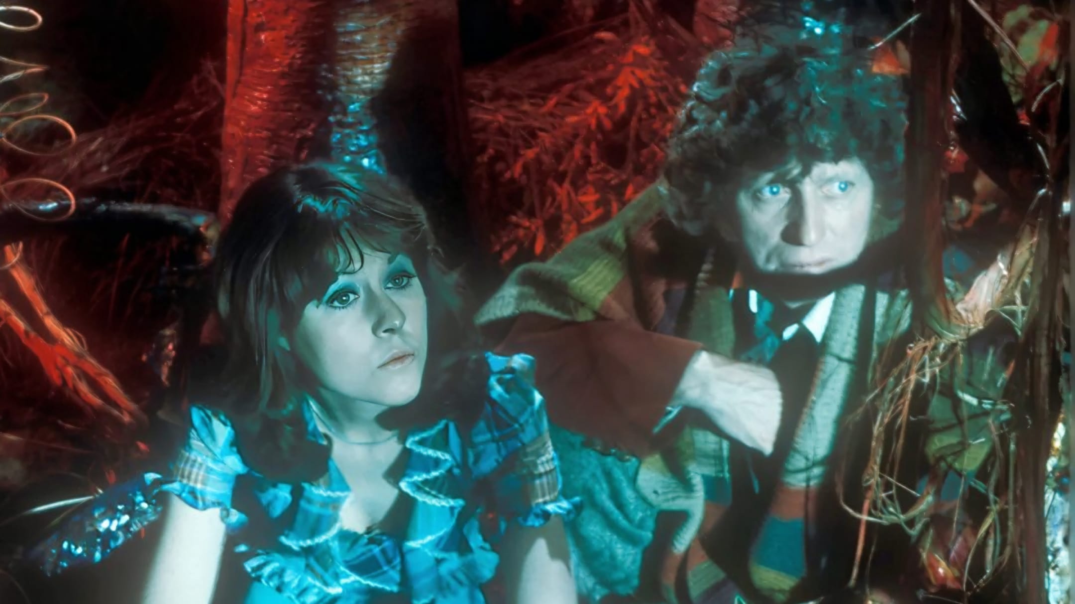 Sarah Jane and The Doctor from Planet of Evil