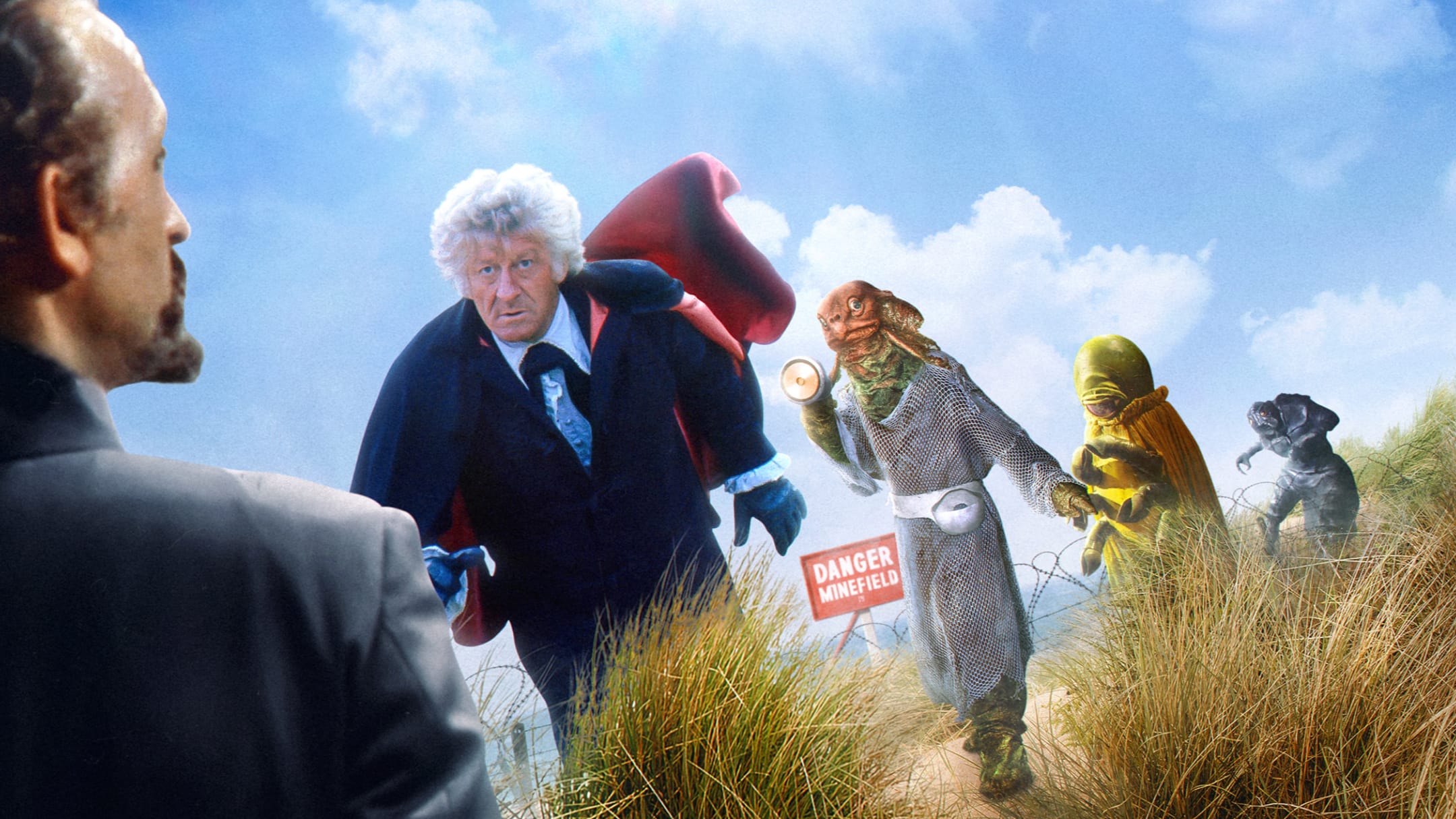 Cover art by Joe Cook for the Projections in Time: Space and Nine Screening at Riverside Studios