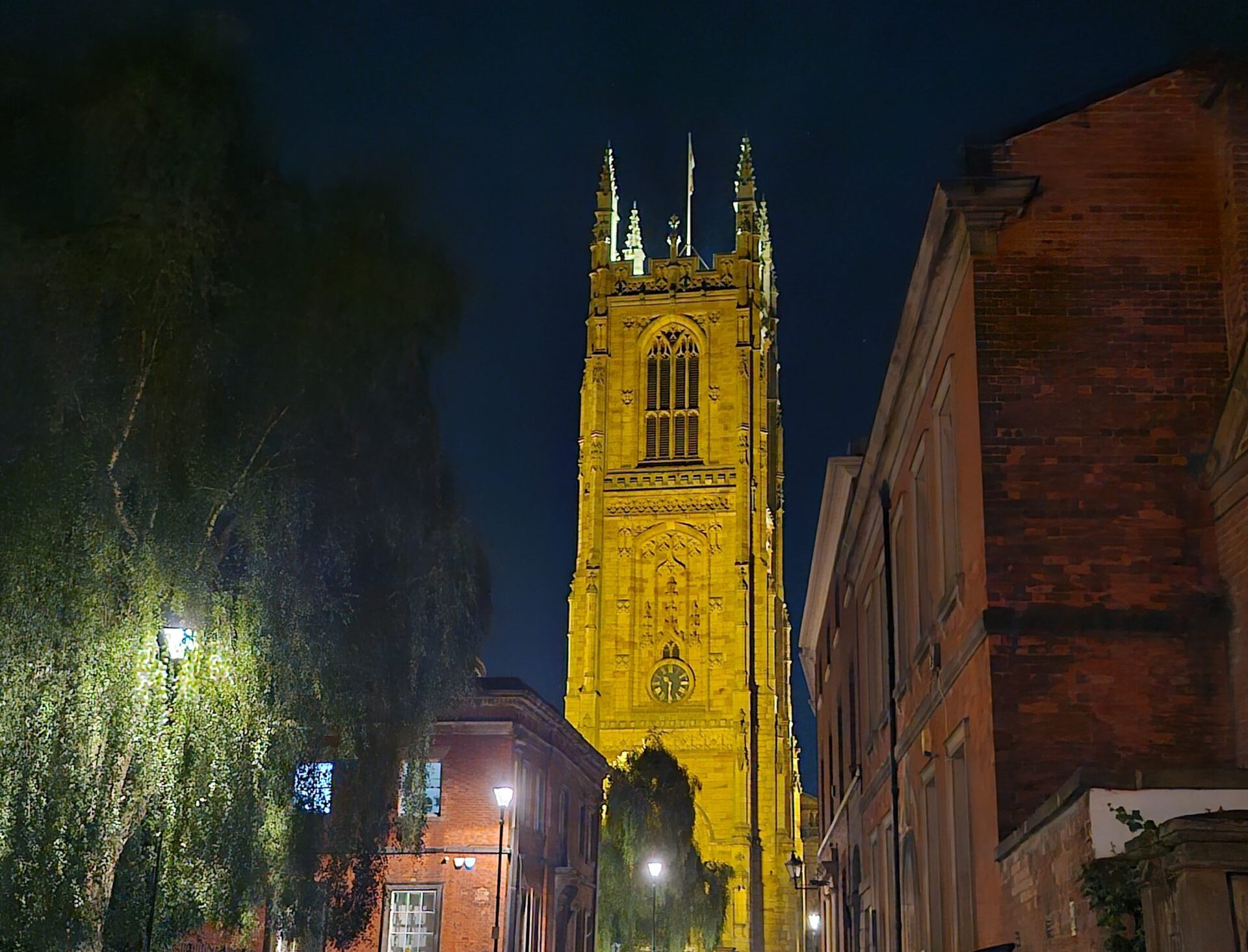 Derby at night